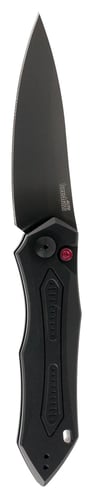 Kershaw Launch 6 Black Drop Point Plain Automatic Knife 3.75 Inch Black | 087171044484