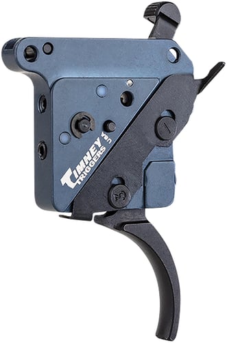 Timney Trigger for Remington 700 Nickel Plated Curved RH Silver | 081950448012