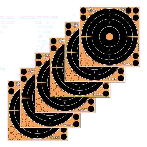 ALLEN EZ AIM 8 Inch BULLSEYE 6PK | 026509048053