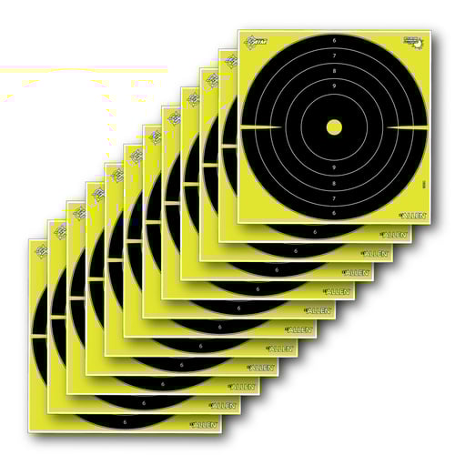 Allen EZ AIM Non-Adhesive Splash Bullseye 12x12- 12/ct | 026509046516