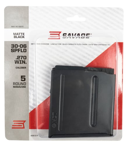 Savage Arms Axis II Precision Rifle Magazine .30-06 Sprg .270 Win 5/rd Black  | NA | 011356552723