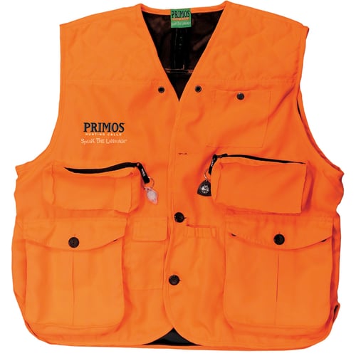 Primos Gunhunters Huntin Vest Blaze Orange XL Hang Tag | 010135657031