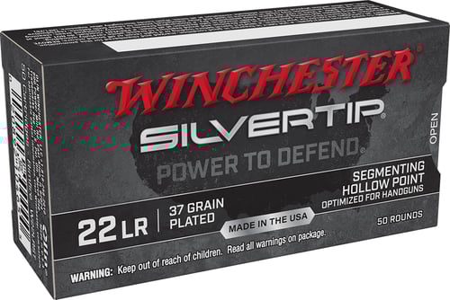 Winchester Silvertip Rimfire Ammunition .22 LR 37 gr. HP 1060 fps 50/ct  | .22 LR | 020892104655