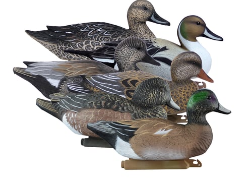 Higdon Outdoors Battleship Puddle Pack with 2/ct Pintails 2/ct Gadwalls 2/ct Widgeons | 710617169938