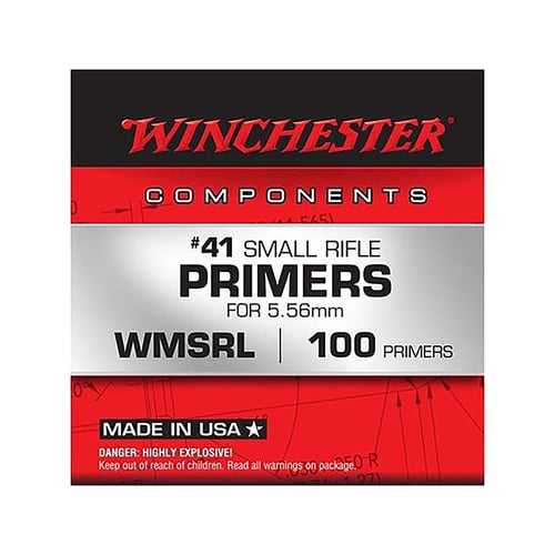 Winchester 41 WMSRL Primers for 5.56  AR-15 Primers 1000/ct | 020892300491