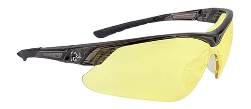Ducks Unlimited Half Frame Shooting Glasses Black with Amber Lens | 674326396200