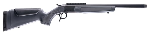 CVA Scout Single Shot Rifle .300 Blackout 16.5 Threaded Blued Barrel Grey Stock 0 MOA Pic Rail  | .300 BLK | 043125144464