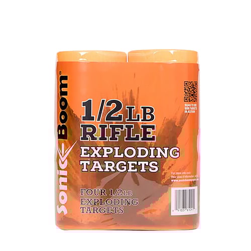 Sonic Boom 1/2 lb Exploding Rifle Target 4/ct | 091037610911