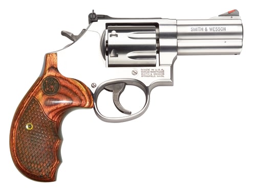 Smith  Wesson L Frame Model 686 Plus Deluxe Handgun .357 Mag 7rd Capacity 3 Barrel Silver with Wood Grips  | .357 MAG | 022188141573