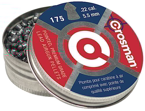 CROSMAN .22 POINTED PELLETS 175/TIN  | .22 PEL | 028478002210