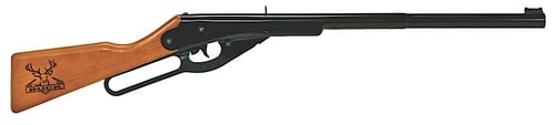 Daisy Buck BB Compact/Short LOP Lever Action Air Rifle .177 Cal Wood Stock - Blue  | .177 BB | 039256021057