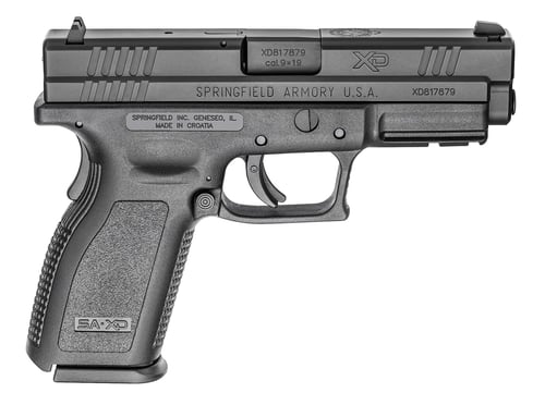 SPRGFLD XD9 9MM 4 Inch BLK 10RD | 9x19mm NATO | 706397161019