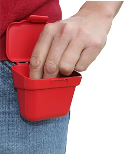 MTM Red Ammo Belt Pouch for 22LR to 9mm | 026057360126