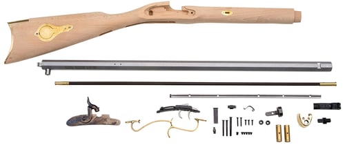 Traditions St. Louis Hawken Rifle Build-It-Yourself Kit Select Raw Hardwood .50 Cal 28 White Barrel  | .50 BMG | 040589018898