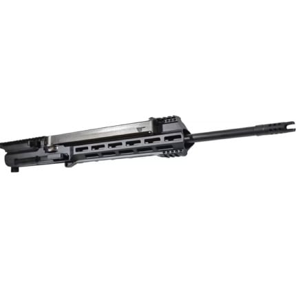 AR57 Ultra Light Tactical Upper Assembly 5.7x28mm 16 Inch Barrel - 19 Twist Rate - Black Melonite Finish Forged from 1 7075 T6 Monobloc Aluminum 8620 Steel Alloy Bolt Carrier Buffer Tube  Flashider - Black Meonite Treatment Finish | 051497297985