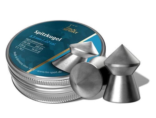 HN Spitzkugel  .22 cal. 8.64 gr 200/ct | 4047058018324