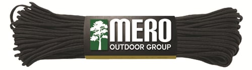 Mero 550 Paracord - 100 550 lb Black | 687077951932