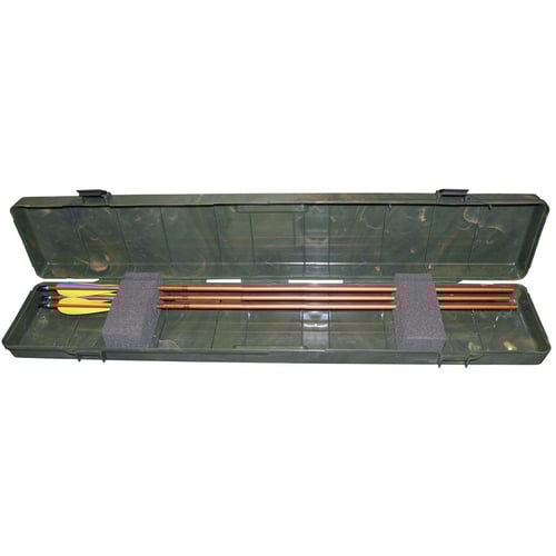 MTM Compact 18-24 Arrow Case 36.25L x 7.5W x 3D Clear Smoke Black | 10026057850488
