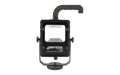 Nightstick Rechargeable LED Scene Light with Magnetic Base and Telescoping Handle Black | 017398805445