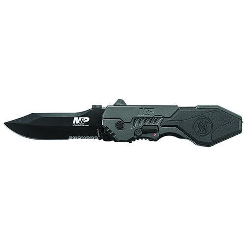 Smith  Wesson MP M.A.G.I.C. Assisted Opening Clip Point Folding Knife 3 3/5 Blade Black | 028634702565