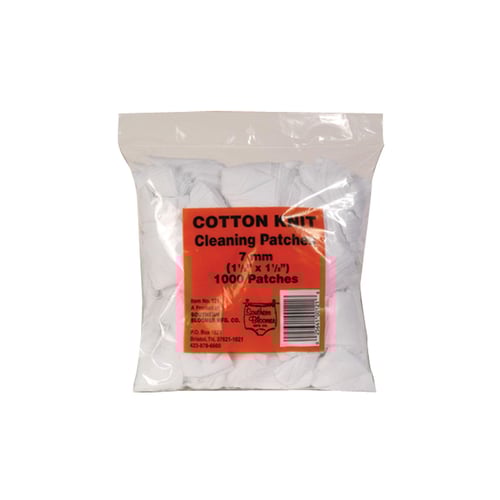 Southern Bloomer 7mm Cleaning Patches 1000/Pack | 025641001216